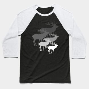 stag, deer, animals, hunting, hunter, forest, forester Baseball T-Shirt